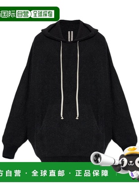 香港直邮RICK OWENS 男士卫衣 RR02E1698KWP09 AW2025 黑色