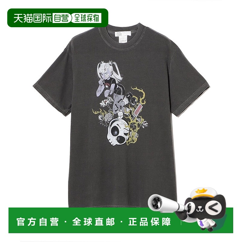 1h可退 日本直邮TOKYO CULTUART by BEAMS 男装 电Q联名鬼脸图案T