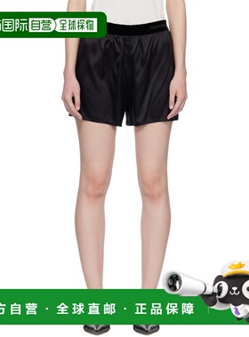 1h可退 香港直邮Tom Ford 汤姆 福特 女士 黑色 Stretch Silk Sat