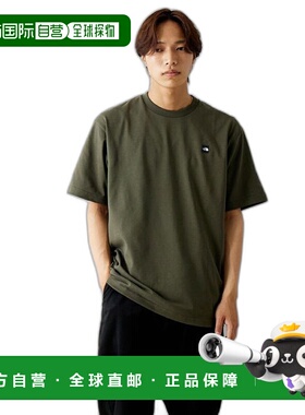 日本直邮THE NORTH FACE 男士短袖小方标T恤 NT32445北面