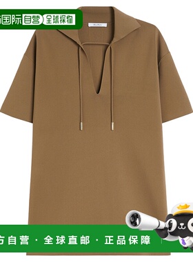 香港直邮MAX MARA 女士T恤 POLTAVA004 AW2025 棕色