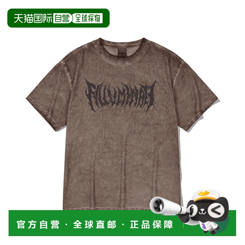 韩国直邮FILLUMINATE 公用T恤3242TS467385 Goth Logo Pigment T-
