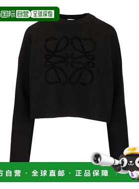 香港直邮LOEWE 女士卫衣 S359Y14KJM1100 SS2026 黑色