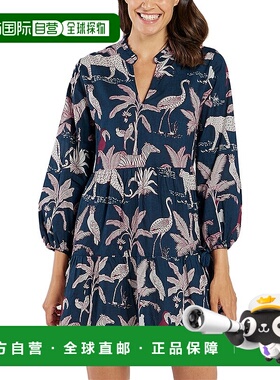 自营 Jude Connally摩纳哥分层连衣裙-蓝色 美国奥莱直发