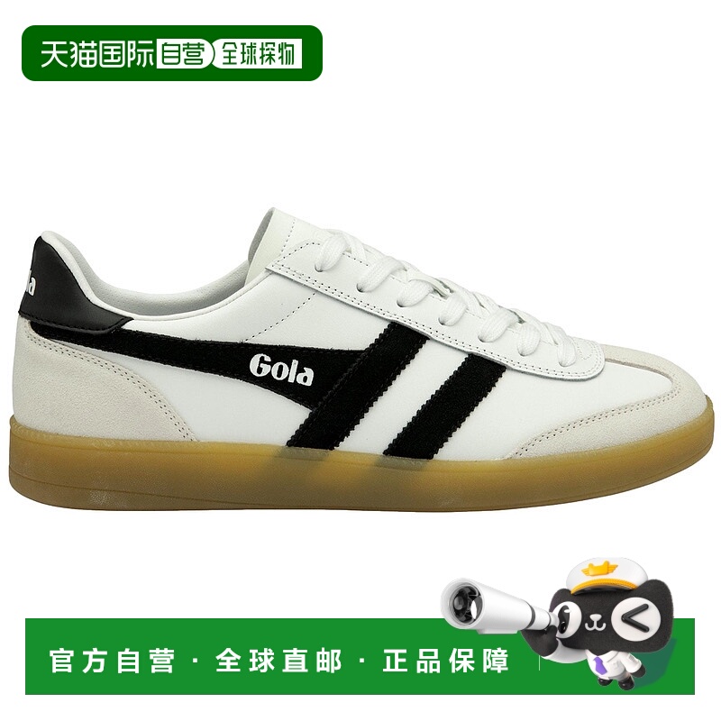 自营Gola Viper Leather White / Black / Gum  CLB744WB Women's