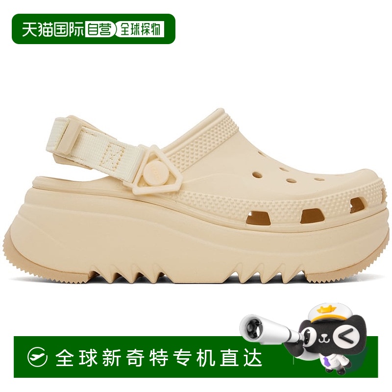 香港直邮潮奢 Crocs 卡骆驰 男士 米色 Hiker Xscape 凉鞋 208365