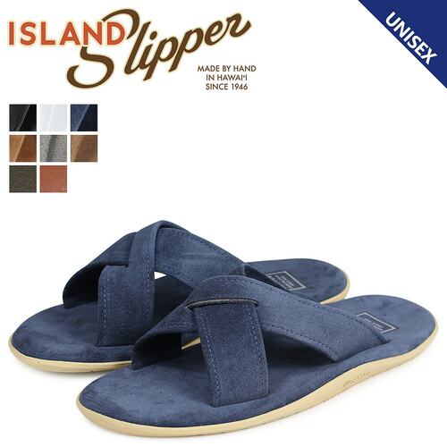 日本直邮ISLAND SLIPPER 凉鞋男女款皮革 SLIDE PB223 PT223