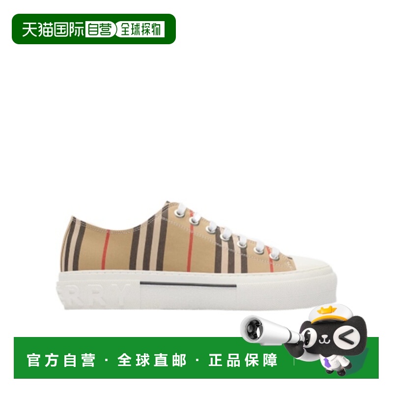 1h可退 香港直邮BURBERRY 男士运动鞋 81136981 AW2025 白色 标志