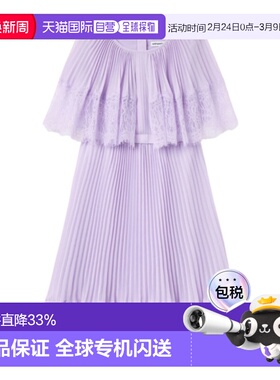 1h可退 香港直邮Self-Portrait 雪纺披肩连衣裙 PF25736M