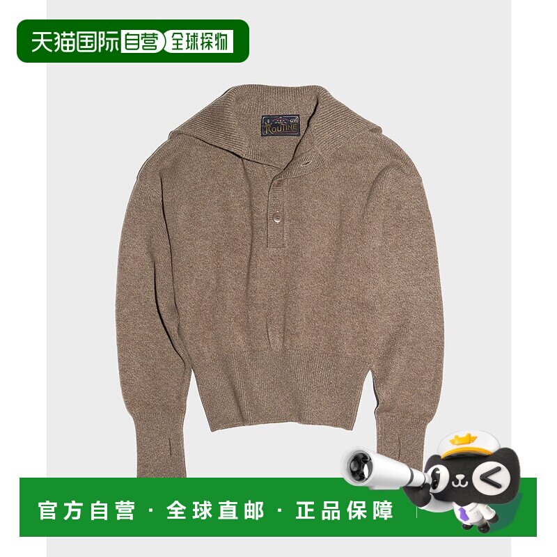 1h可退 日本直邮ROUTINE 女装 STUDIOUS别注 船领针织衫 半高领设