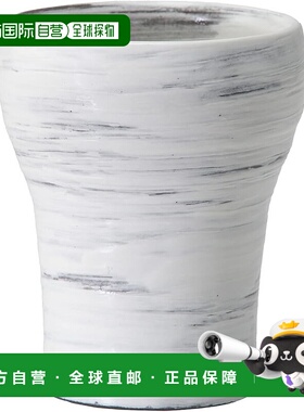 【日本直邮】西开陶器 波佐見烧 杯 容量约290ml 带刷子 24357