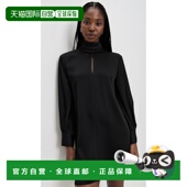 香港直邮THEORY 宽袖 希尔瑞 1h可退 女士 长款 连衣裙 black黑色