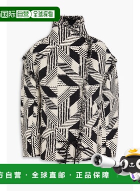 1h可退 香港直邮ISABEL MARANT 女士 Jesilo 磨破棉提花夹克 MA00