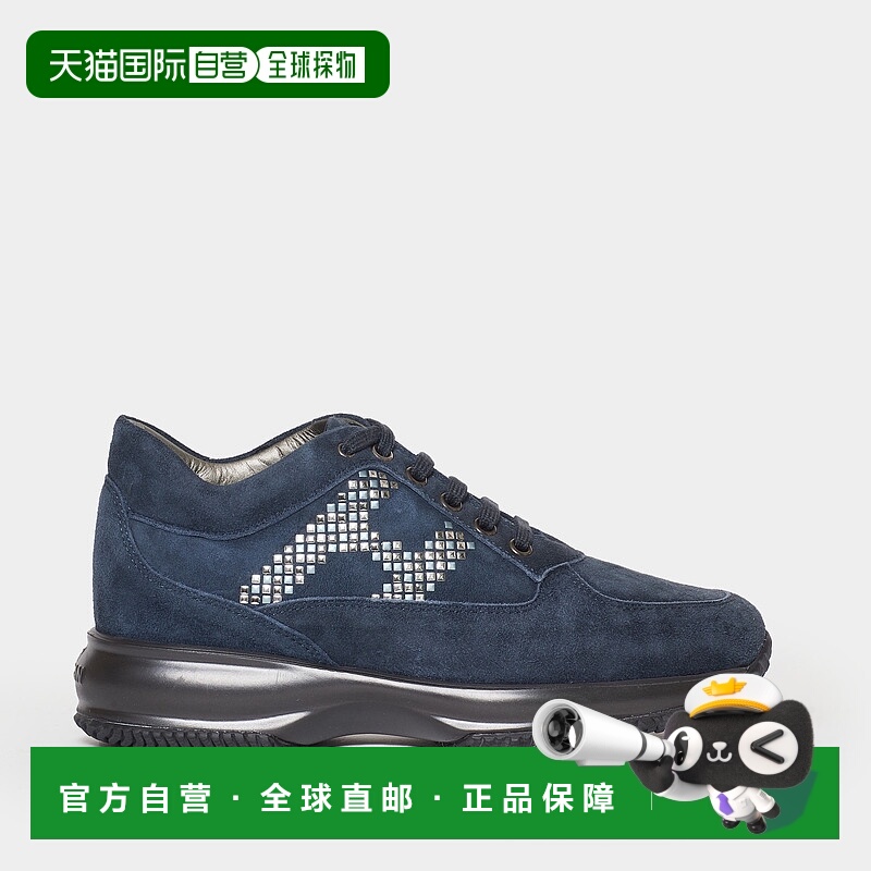 1h可退 香港直邮HOGAN 女士运动鞋 HXW00N0DD00CROU805BLU SS2025