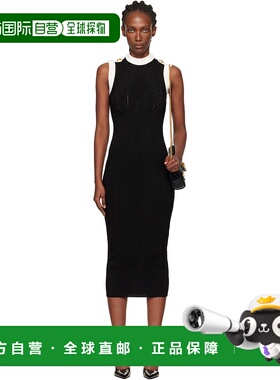 1h可退 香港直邮潮奢 Balmain 巴尔曼 女士 黑色 Two-Tone Cable-