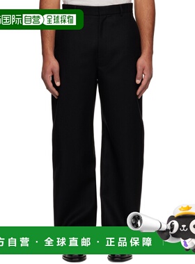 1h可退 香港直邮Givenchy 纪梵希 男士 黑色 Couture Seam 长裤 B