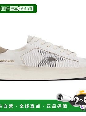 1h可退 香港直邮GOLDEN GOOSE 男士 灰白色 Stardan 运动鞋 GMF00