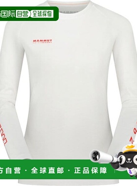 日本直邮Mammut QD logo印花长袖T恤亚洲版型女士裁剪衫 [1016010