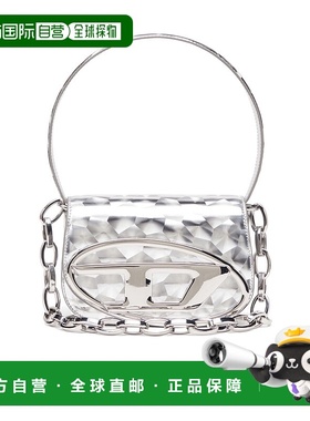 香港直邮Diesel 标志性镜面效果单肩包 X08396P6714H0535