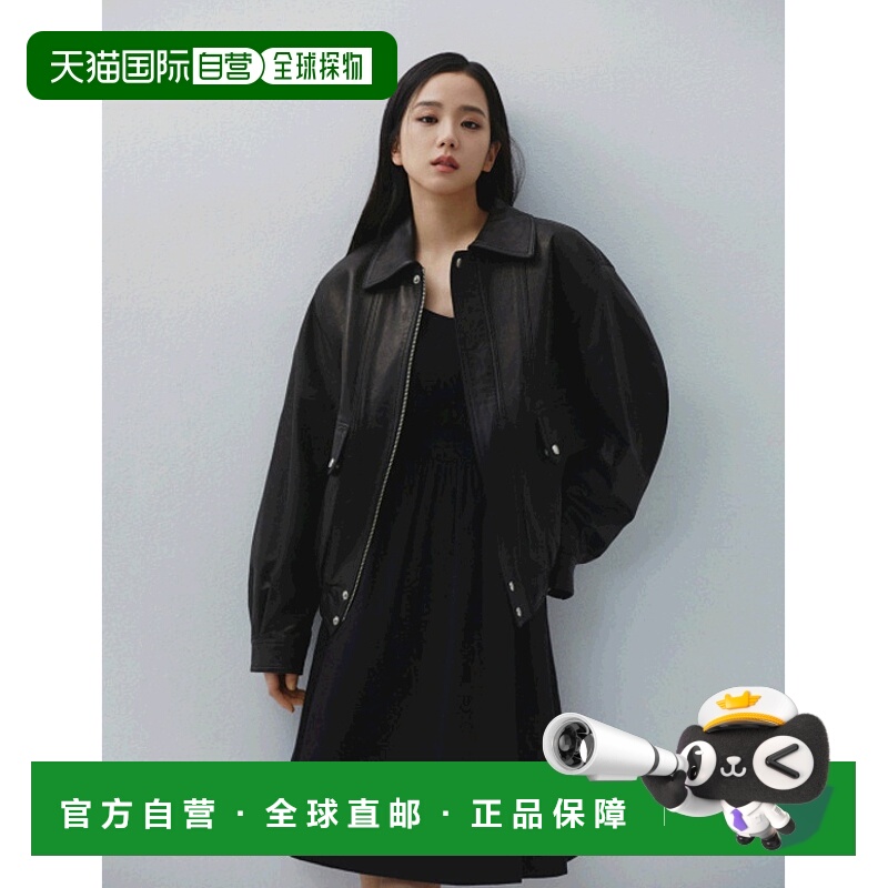 韩国直邮Dunst2023秋冬新品中性风经典女款连衣裙UDDR3B223BK羊毛