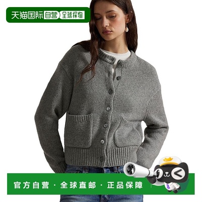 1h可退 【美国直邮】ralph lauren 女士 毛衣羊绒针织开衫