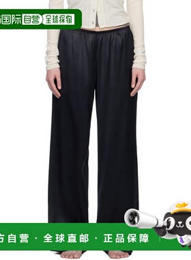 1h可退 香港直邮SKIMS 女士 黑色 Heavyweight Satin Wide Leg 长
