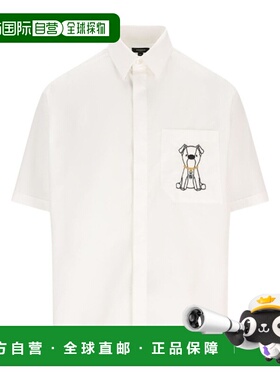 香港直邮FENDI 男士衬衫 FS1340AVZ9F0QA0 SS2026 白色男装