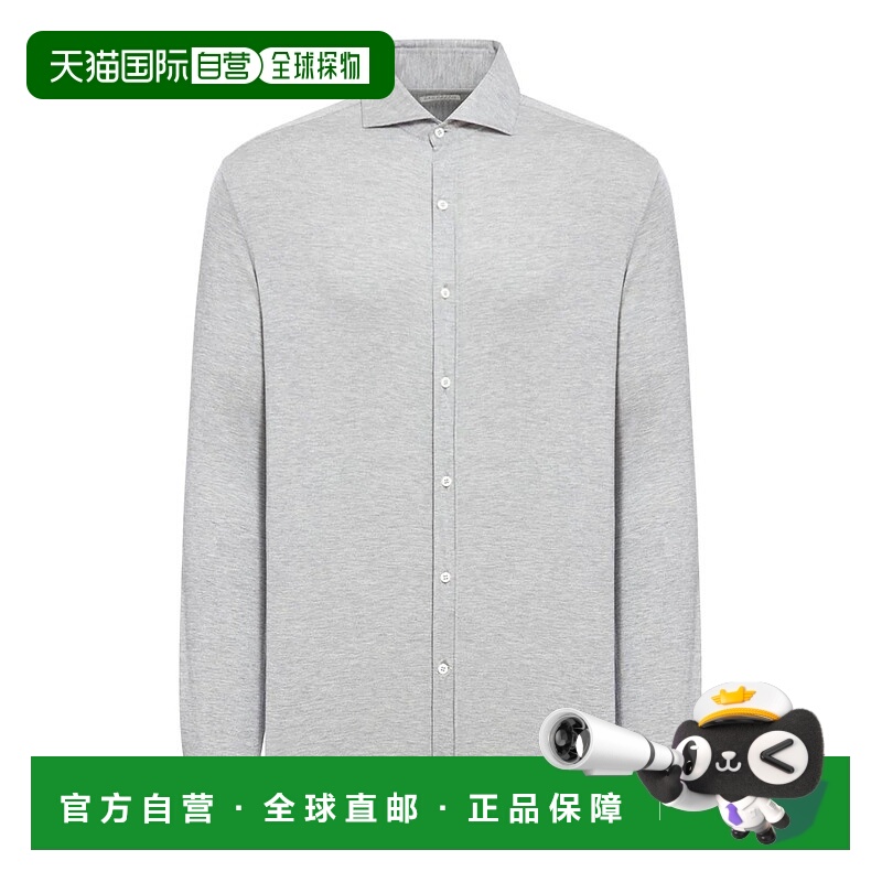 1h可退 香港直邮BRUNELLO CUCINELLI 男士衬衫 MH8366686C571GREY