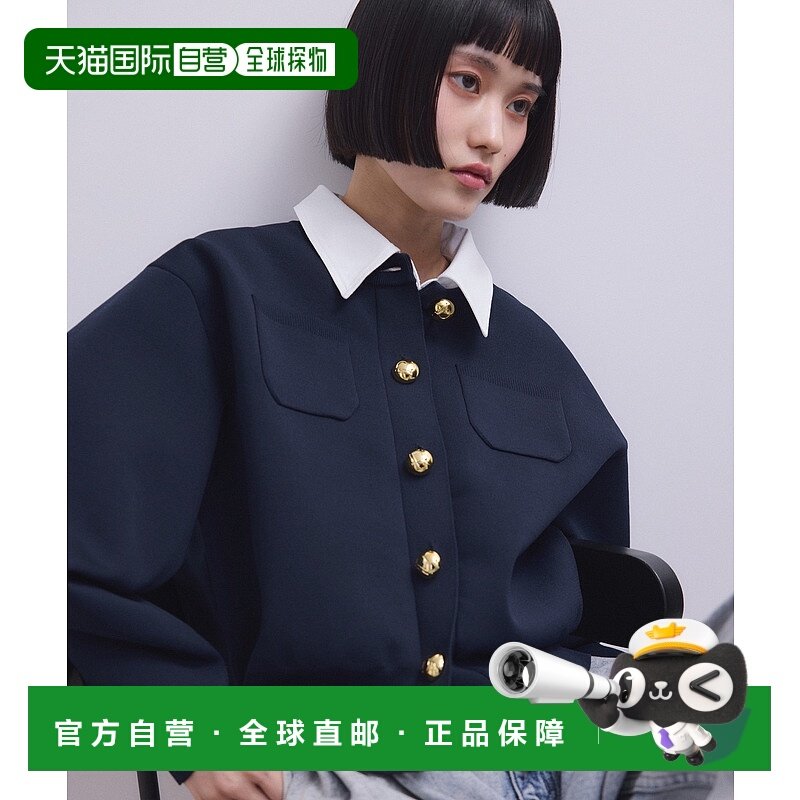 1h可退 日本直邮Adam et Rope' 女装 2WAY可拆卸衬衫领 全棉领口