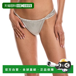 自营 WeWoreWhat Cheeky 比基尼泳裤 - 米色 美国奥莱直发性感