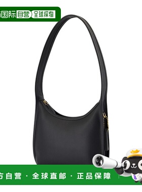 1h可退 香港直邮COACH 女士单肩包 CAF11B4BK AW2025 黑色 拉链单