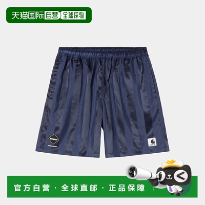 自营欧洲直邮Carhartt WIP F.C.Real Bristol 男士条纹休闲短裤