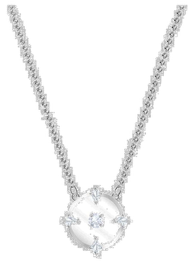 自营｜Swarovski施华洛世奇项链简约白色镀铑North 5497232合金