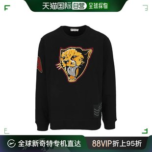 卫衣 香港直邮GIVENCHY 黑色棉质圆领长袖 001 男士 BMJ06F30AF