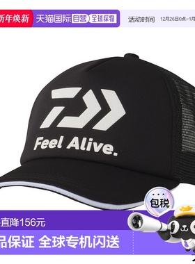 Daiwa 帽子 DC-6225 FeelAlive.Soft 半网帽 FREE黑色