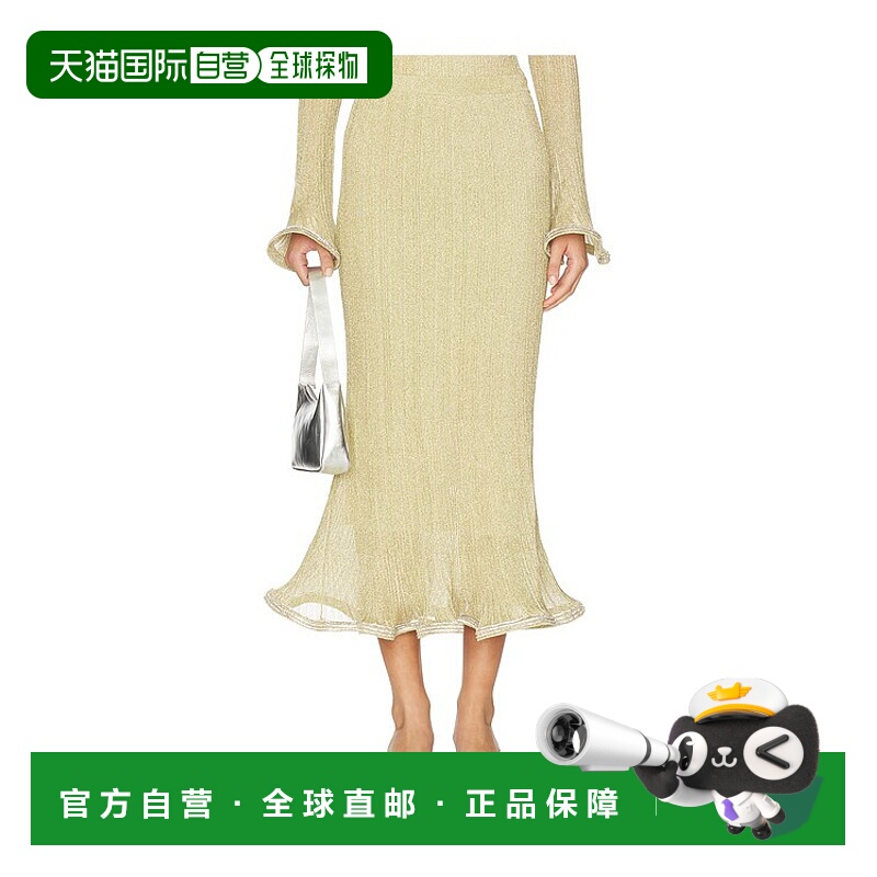 1h可退 香港直邮潮奢 Simkhai 女士 Brighton 中长半身裙 6253114