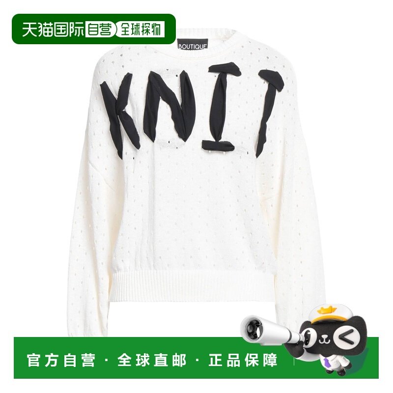 1h可退 香港直邮moschino 女士 毛衣 white白色 舒适时尚,女装/女士精品,毛针织衫,淘宝优惠券,粉丝福利购,淘宝优惠卷