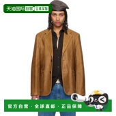 香港直邮Our 外套 Legacy 黄褐色 1h可退 皮革西装 男士 Opening