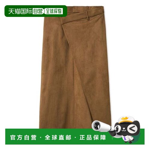 日本直邮CML 半身裙 不对称麂皮半裙A字裙长裙中长裙