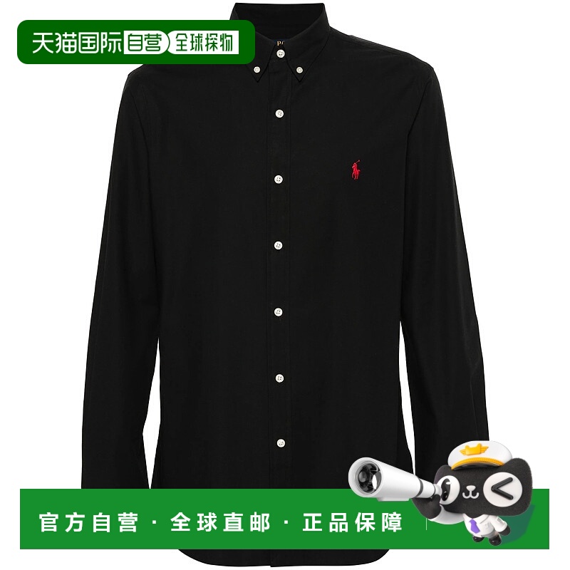 1h可退 香港直邮POLO RALPH LAUREN 男士衬衫 710928254006 CO 黑