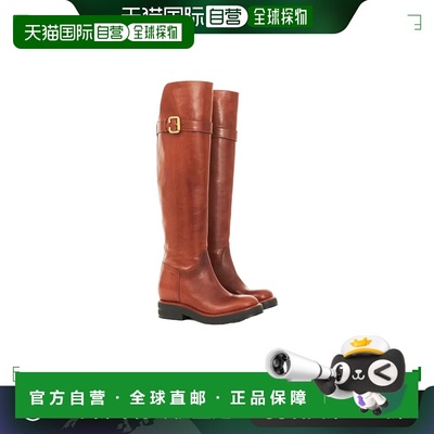 香港直邮CHLOÉ 女士高跟鞋 C24W06VLT246 SS2025 棕色 Coddington