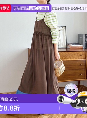 日本直邮KOBE LETTUCE 雪纺吊带衫连衣裙 [E3235] KO5653EW21149