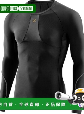 日本直邮SKINS 压缩衣 SERIES-5 男士长袖黑色