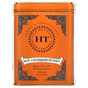 香港直发Harney & Sons哈尼 桑尔丝肉桂落日清茶香甜辛辣40g红茶