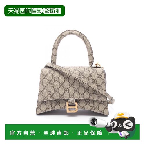 日本直邮中古Balenciaga巴黎世家女包A级95新GUCCI合作款沙漏包斜