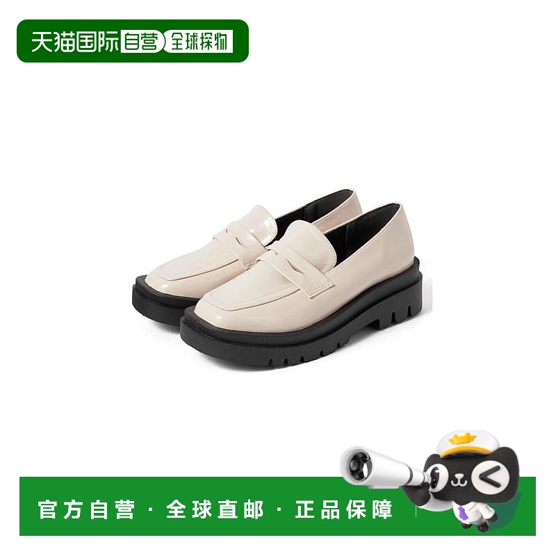 日本直邮日潮 GRL 方头厚底皮革乐福鞋fa005时尚