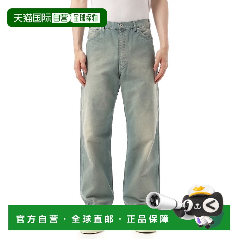 韩国直邮AURALEE 有机棉鸭裤（A25SP02CD 灰绿色） 牛仔裤新款