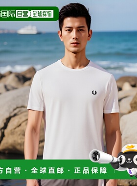 日本直邮【日本直邮】FRED PERRY麦穗男女同款T恤M3519-100