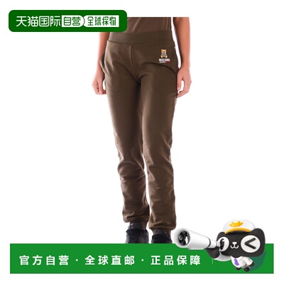 香港直邮MOSCHINO 女士休闲裤 A42079004VERDE440GREEN SS2022