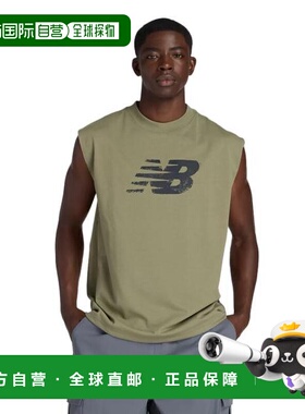日本直邮New Balance 男士无袖衬衫 AMT53173DIO